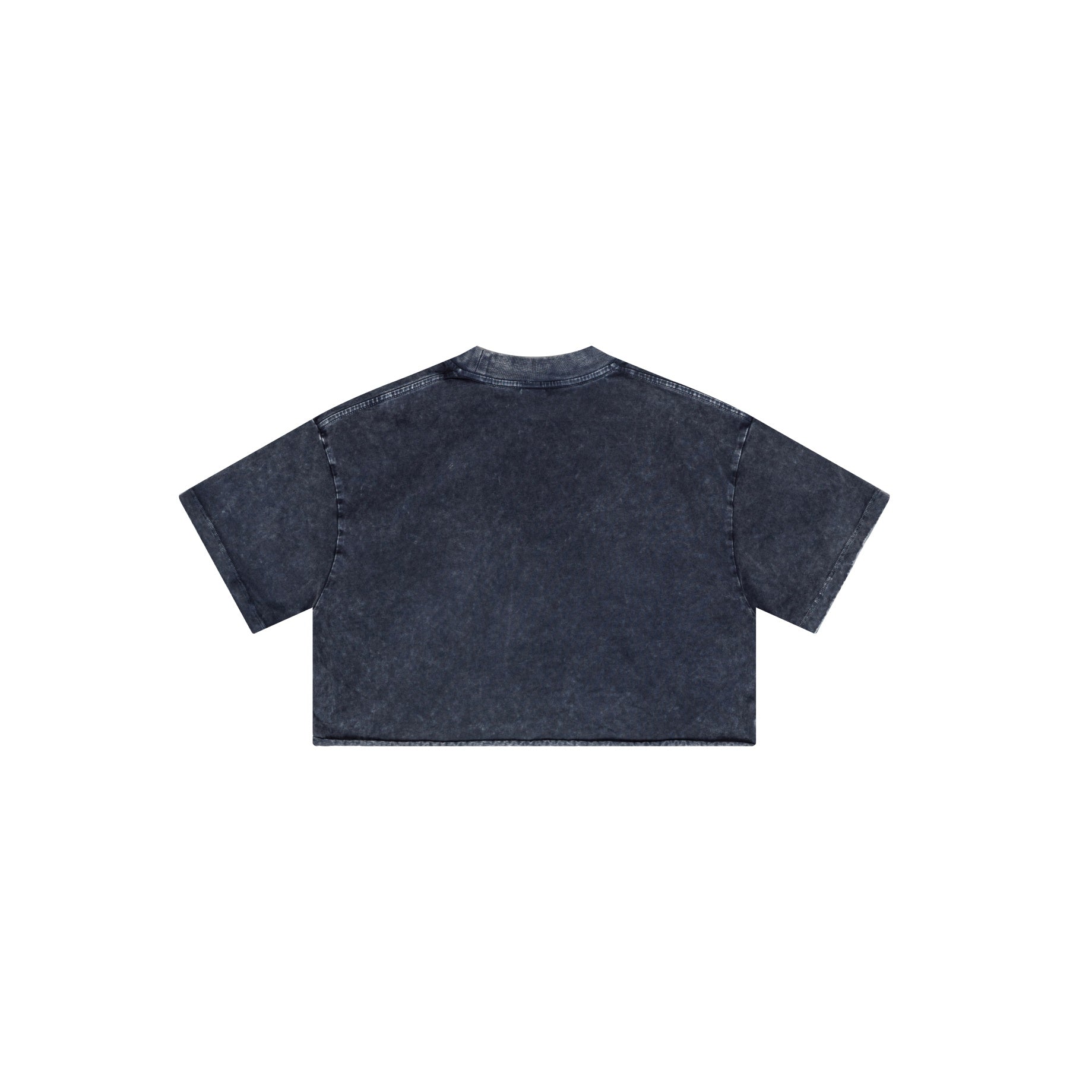 250GSM Women's Crop Top T-Shirt Snow Wash