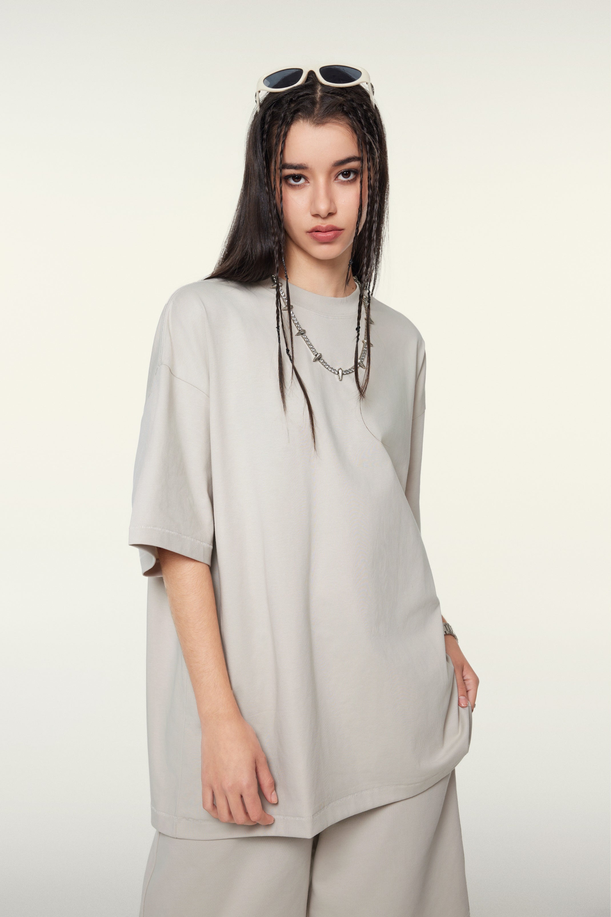 230GSM Women’s Cool-Touch Sports T-shirt Apricot