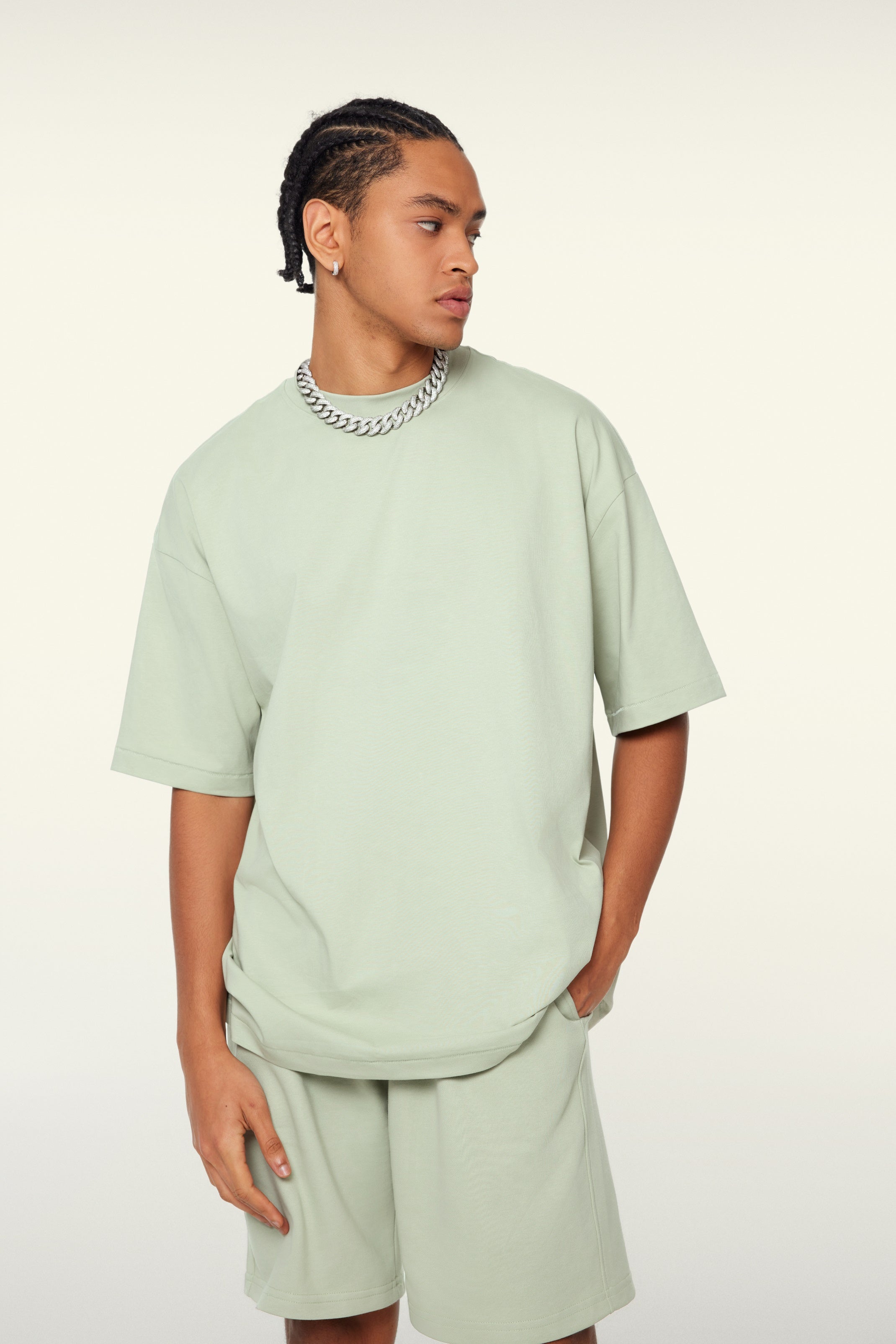 230GSM Women’s Cool-Touch Sports T-shirt Light Green