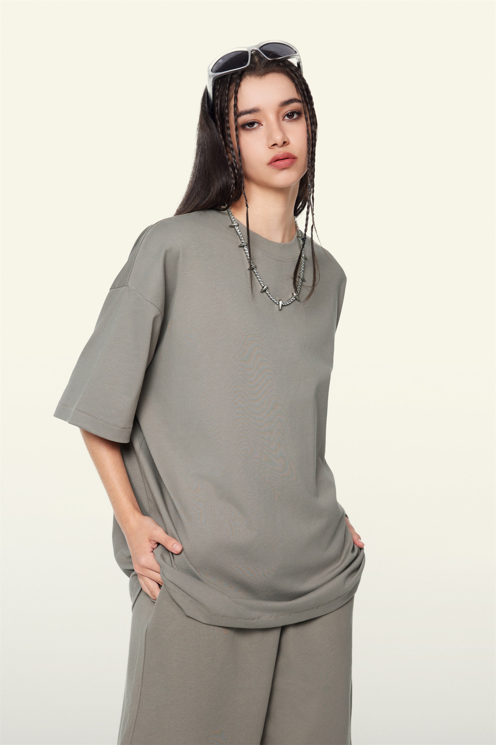230GSM Women’s Cool-Touch Sports T-shirt Gray