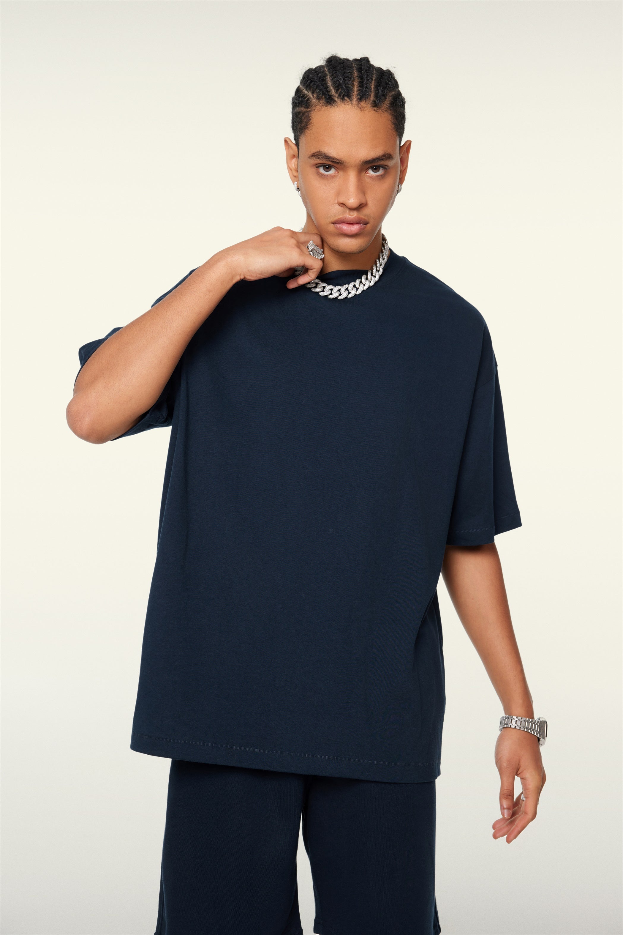 230GSM Women’s Cool-Touch Sports T-shirt Dark Blue