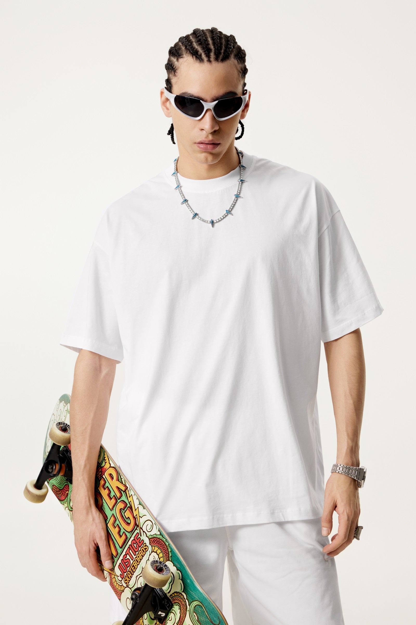 180GSM Men's Lightweight T-shirt  White