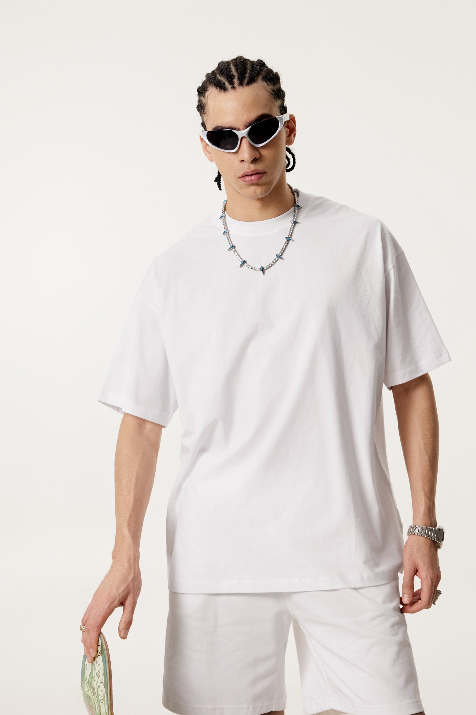 180GSM Men's Lightweight T-shirt  White