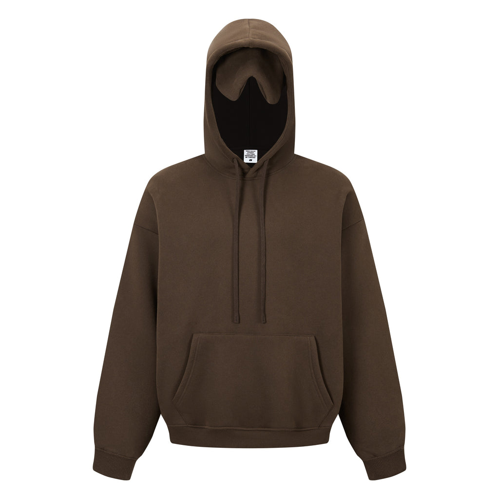 345GSM Men’s Eye-Patch Hoodie Brown Tan