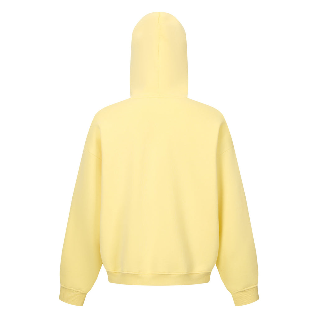 345GSM Men’s Eye-Patch Hoodie Pale Yellow