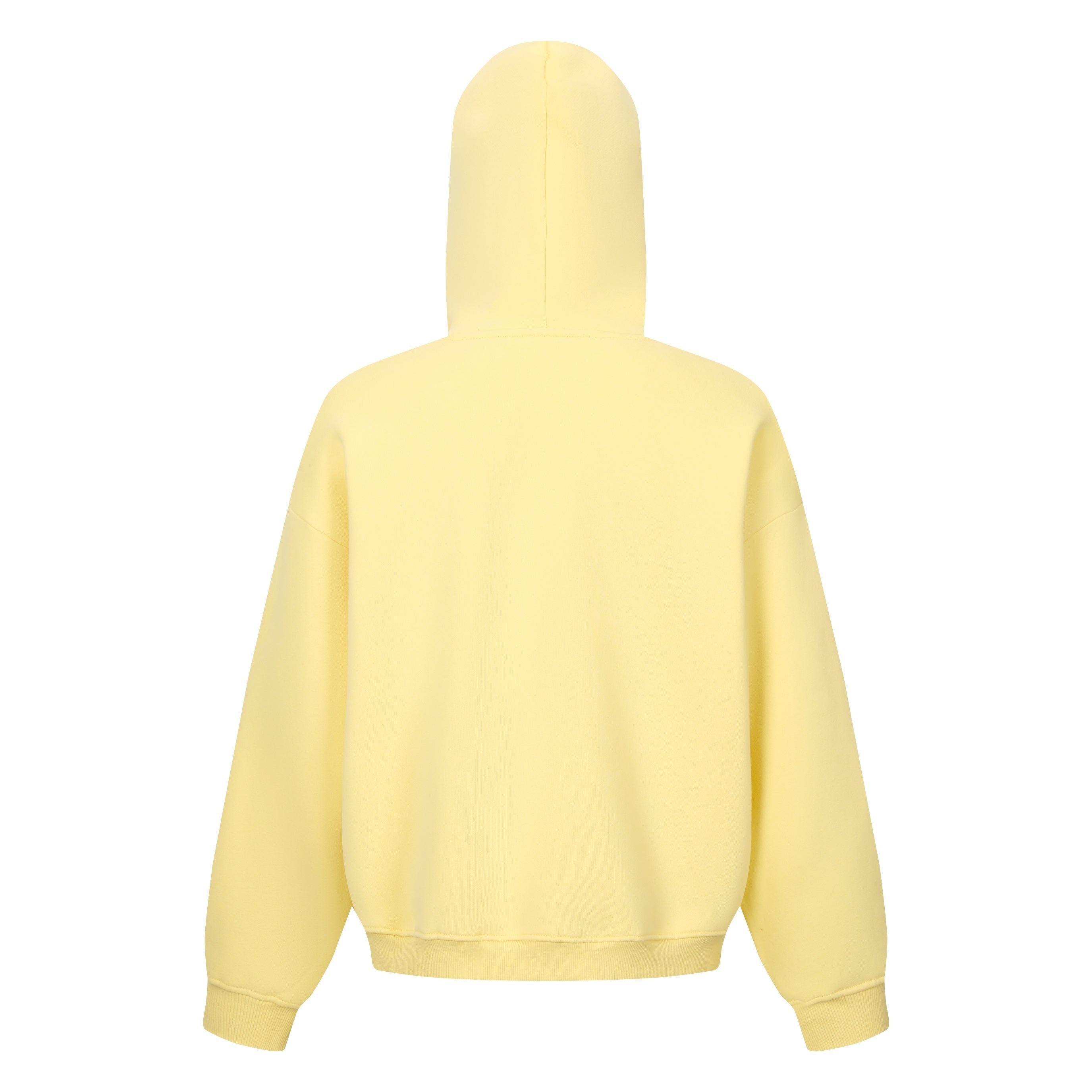 345GSM Men’s Eye-Patch Hoodie Pale Yellow