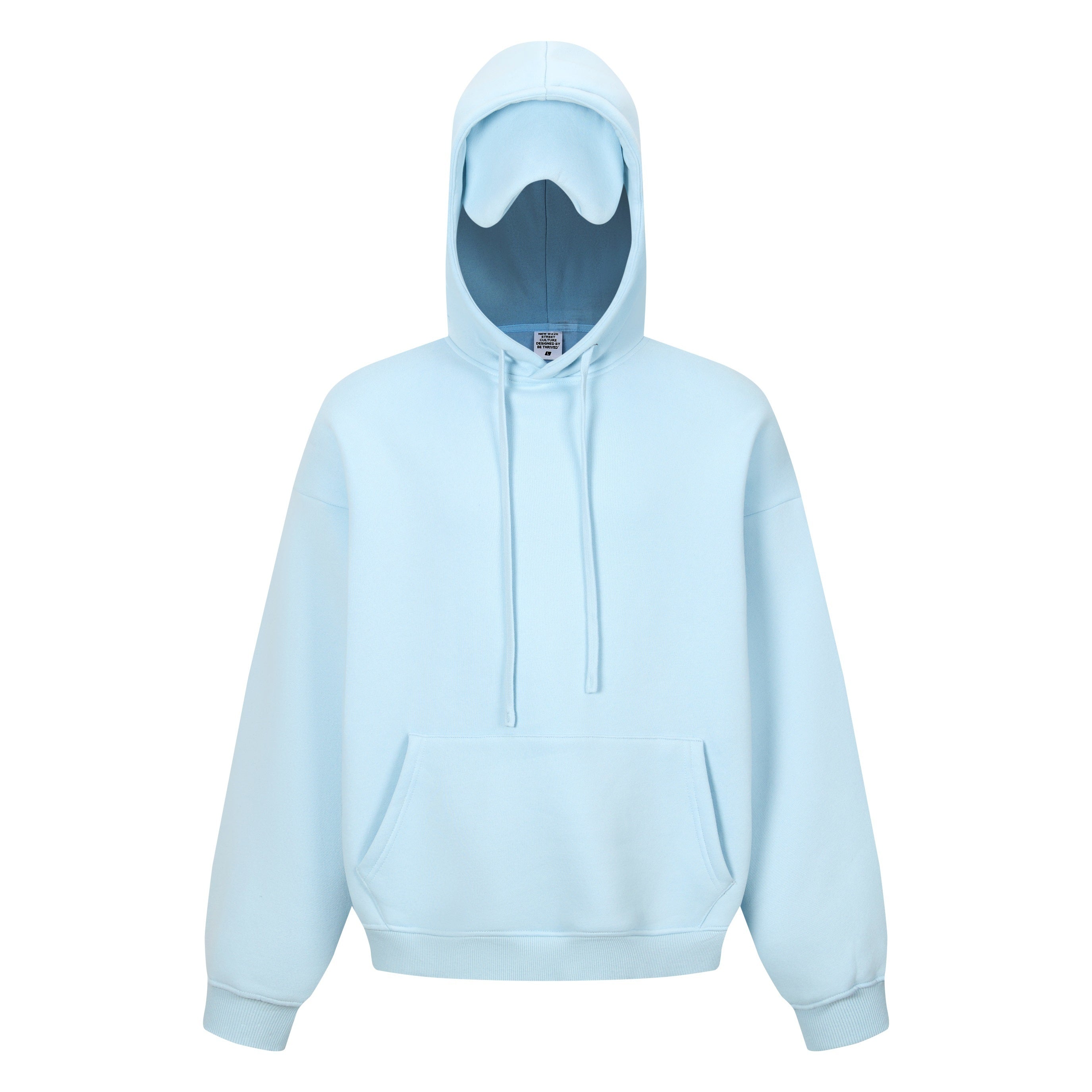 345GSM Men’s Eye-Patch Hoodie Baby Blue