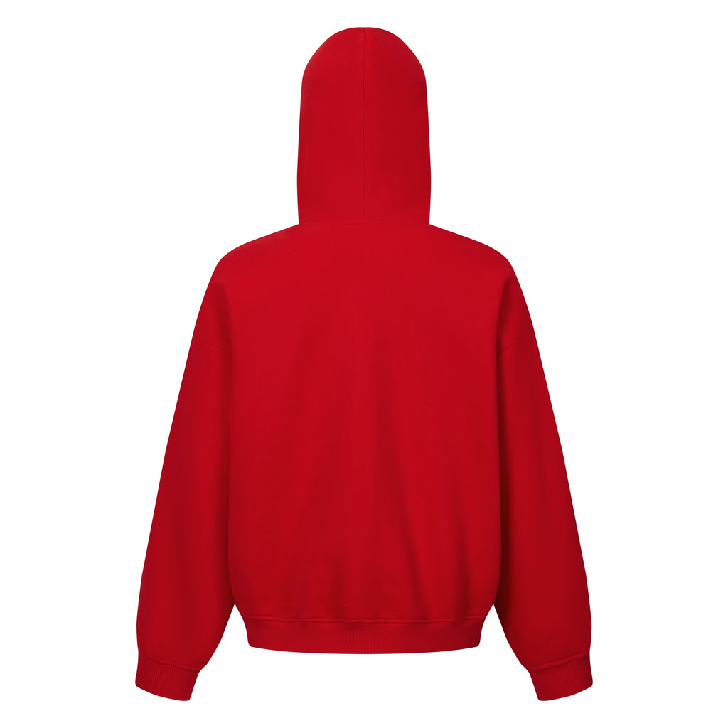 345GSM Men’s Eye-Patch Hoodie True Red