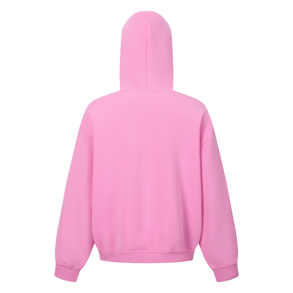 345GSM Men’s Eye-Patch Hoodie Peach Pink
