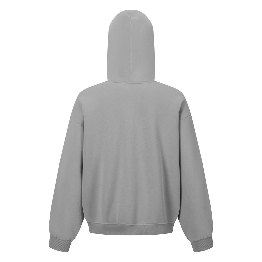 345GSM Men’s Eye-Patch Hoodie Light Gray