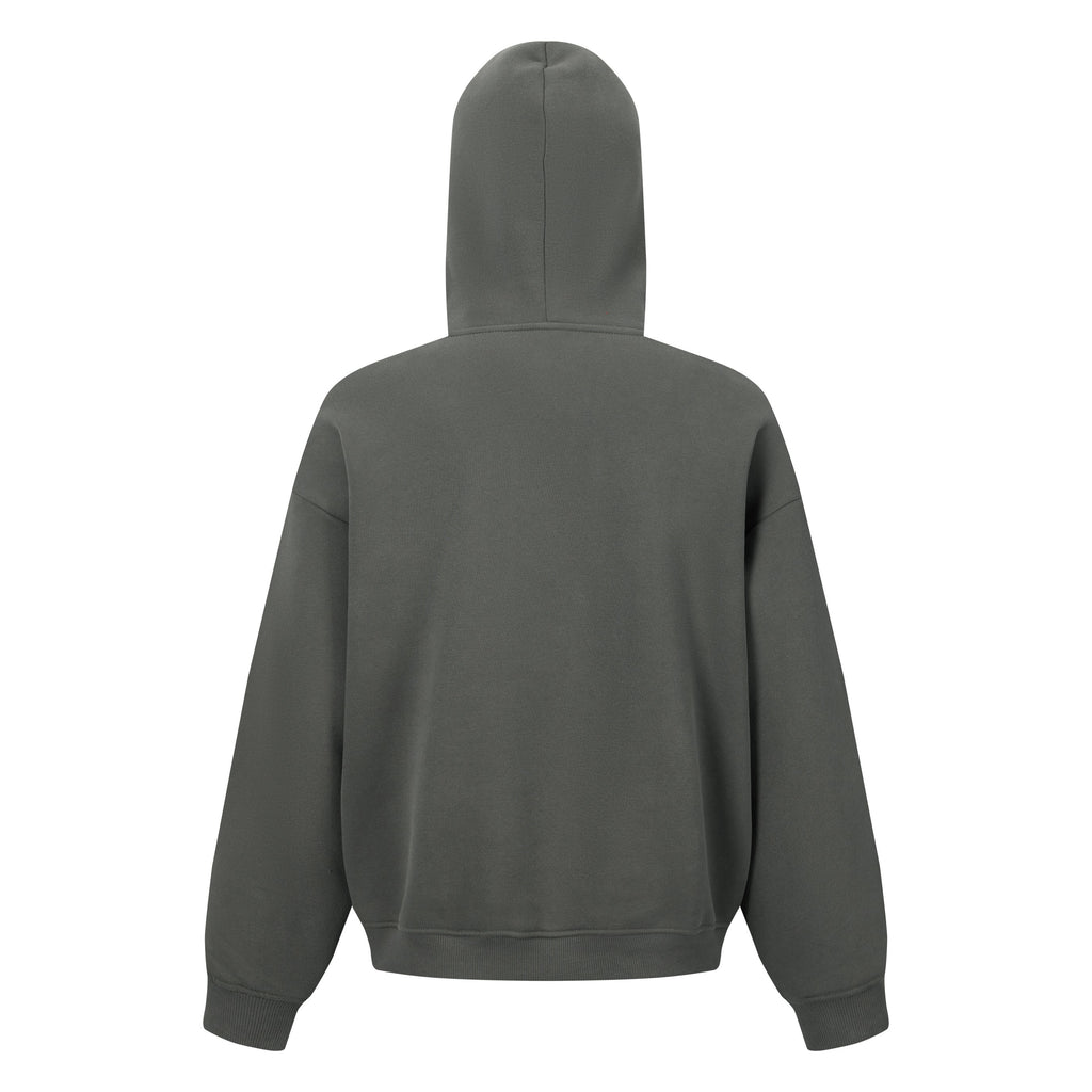 345GSM Men’s Eye-Patch Hoodie Oyster Gray
