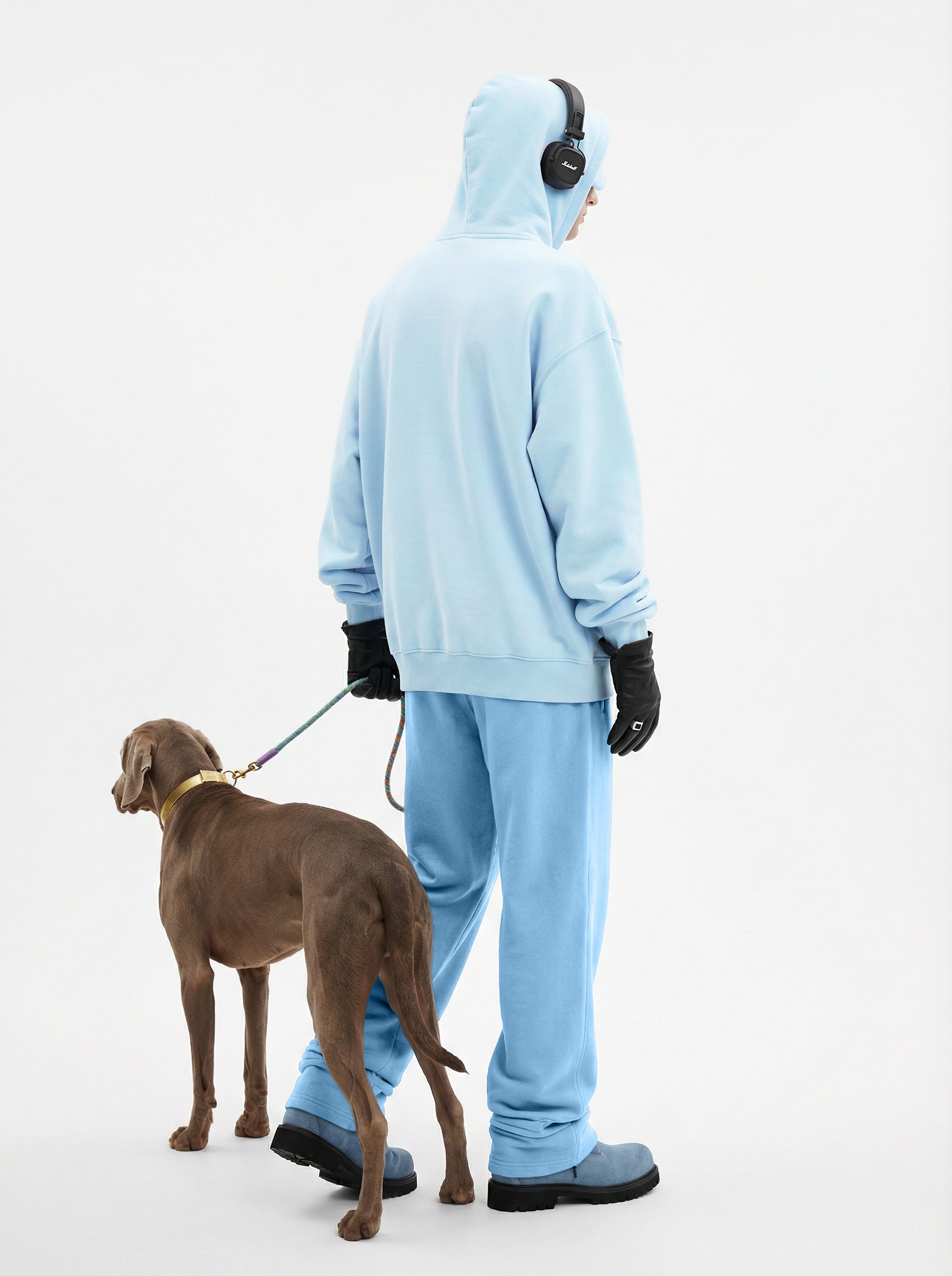 345GSM Men’s Eye-Patch Hoodie Baby Blue